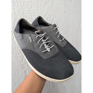 OluKai Nohea Moku No Tie Laces Sneakers Boat Shoes 10283 Men's Size 12